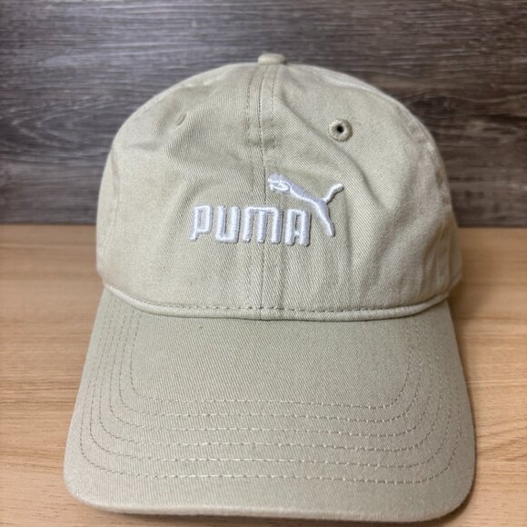 Puma Hat Cap Strap Back Brown Tan Outdoors Adjustable - Picture 2 of 10